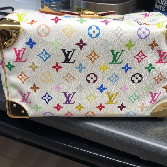 🌸🌸 GORGEOUS 🌸🌸Louis Vuitton Murakami multi color Speedy 30 - Picture 8 of 16